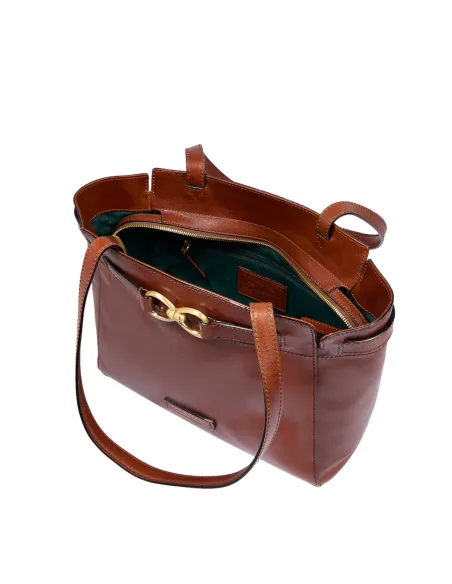 The Bridge Isotta Shopper Damen aus Naturleder, braun