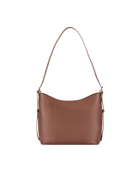 Borsa a spalla in pelle Piero Guidi Alida, marrone