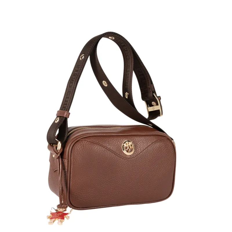 Piero Guidi Ursula Small Crossbody in Calfskin, brown 2