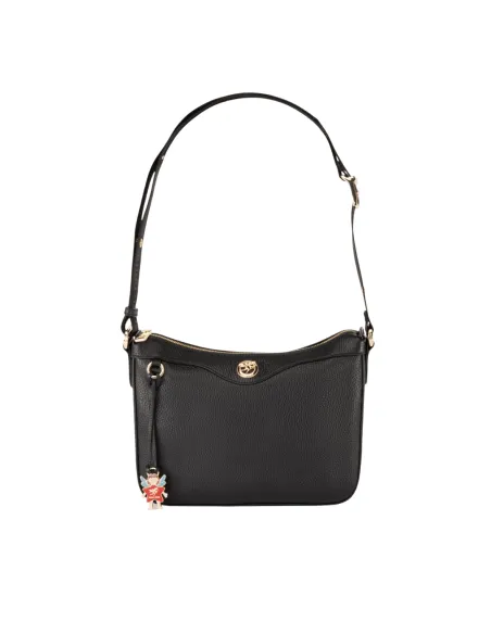 Piero Guidi Women's Calfskin Crossbody Bag, black