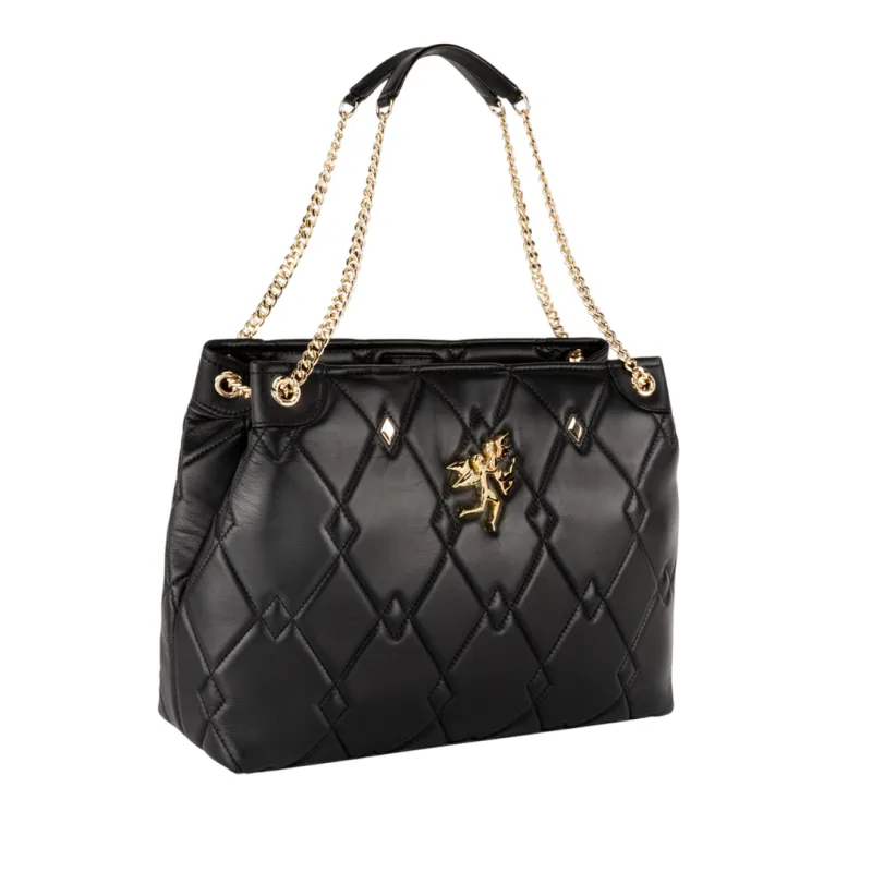 Piero Guidi Adelina Medium Leather Shopping Bag 2