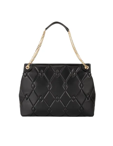 Shopping media in pelle Piero Guidi Adelina, nera