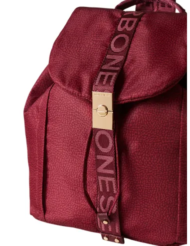 Borbonese Fold Medium Backpack in...