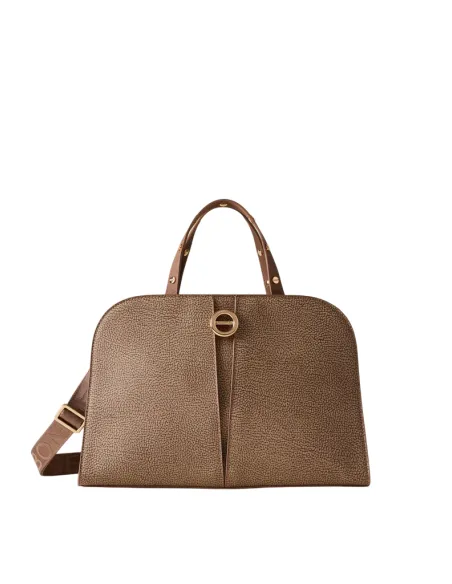 Borsa a bauletto m Borbonese, mushroom