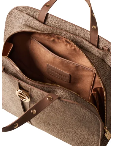 Borbonese Tulip Handbag in OP Coated...