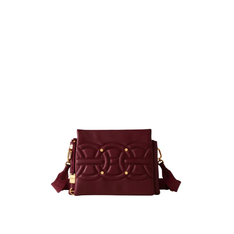 Borbonese Rondò Women's Bag in Quilted Nappa Leather &...