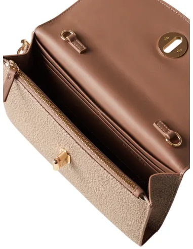 Borbonese Medium Pouch Coated Canvas...