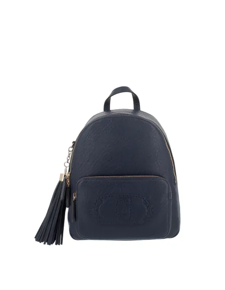Liu Jo Better Mittelgrosses Damen Rucksack mit Logo Riemen, blau