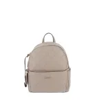 Liu Jo Women's Backpack with All Over Logo, desert taupe