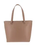Liu Jo Grosse Damen Shopping Tasche mit Reissverschluss, suede