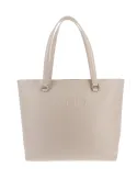 Liu Jo Grosse Damen Shopping Tasche mit Reissverschluss, sand