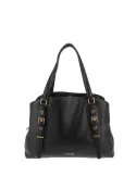 Liu Jo Damen Shopping Tasche mit Drei Faecher, schwarz