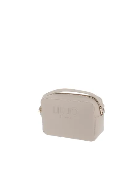 Borsa a tracolla con logo Liu Jo, neutro