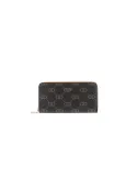 Liu Jo Large Womens Wallet in Monogram Fabric, sand