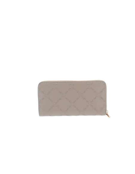 Liu Jo Large Womens Wallet in Embossed Faux Leather, taupe