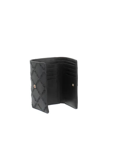 Liu Jo Mittelgrosses Damen Portemonnaie mit Klappe, schwarz