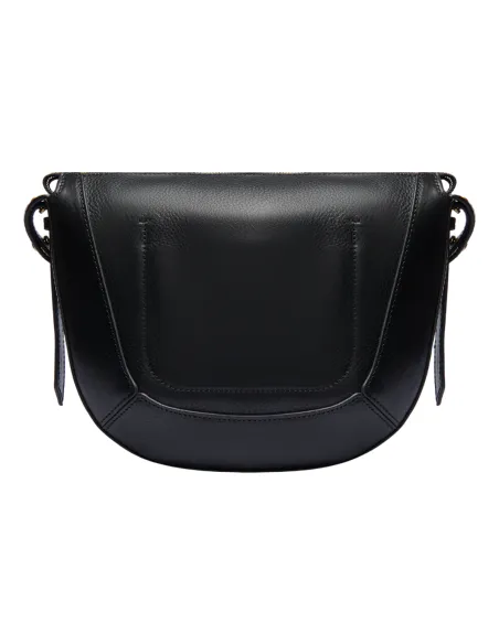 The Bridge Fedora leather medium Crossbody Bag, black