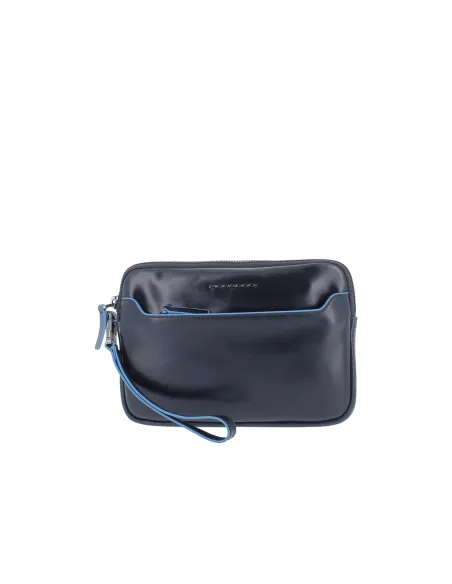 Pochette uomo piccola Piquadro Blue square, blu