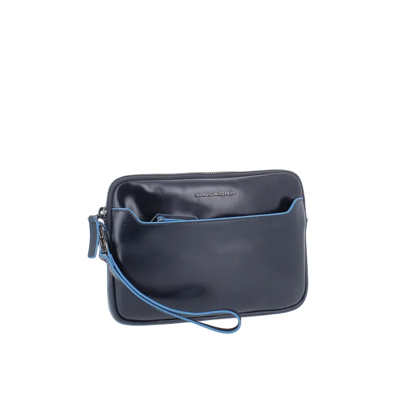 Pochette uomo piccola Piquadro Blue square, blu 2