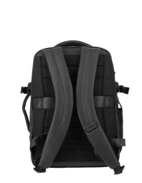 Piquadro Wollem Rubber Reiserucksack wasserabweisend, schwarz