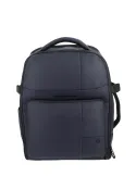 Zaino viaggio porta PC 15,6 in tessuto gommato Piquadro, blu