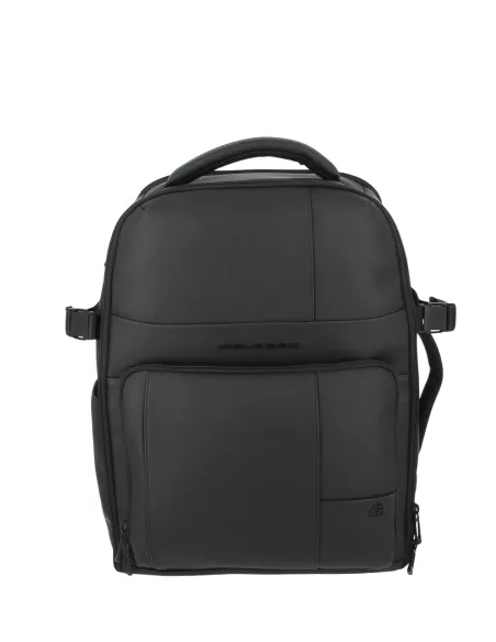 Piquadro Wollem Rubber Reiserucksack wasserabweisend, schwarz