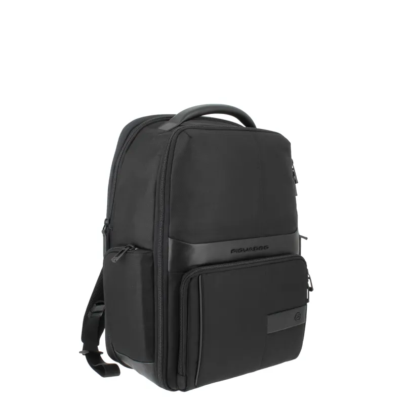Piquadro Wollem expandable laptop backpack, black 2