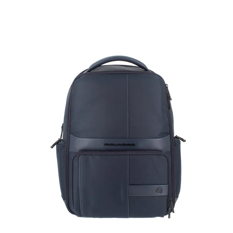 Piquadro Wollem erweiterbarer Laptoprucksack, blau