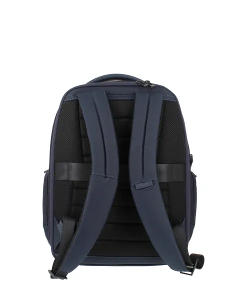 Piquadro Wollem expandable laptop backpack, blue