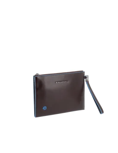 Piquadro Blue Square flat Leather...