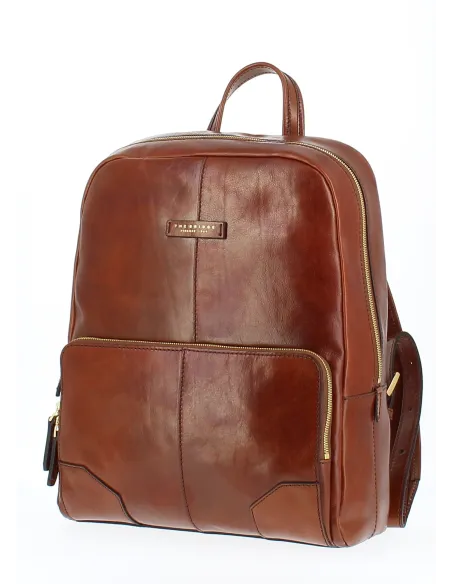 The Bridge Vespucci backpack for documents and laptop, brown