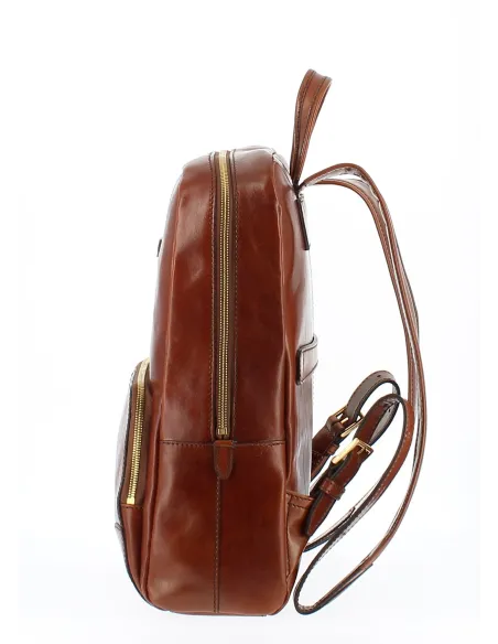 The Bridge Vespucci backpack for documents and laptop, brown