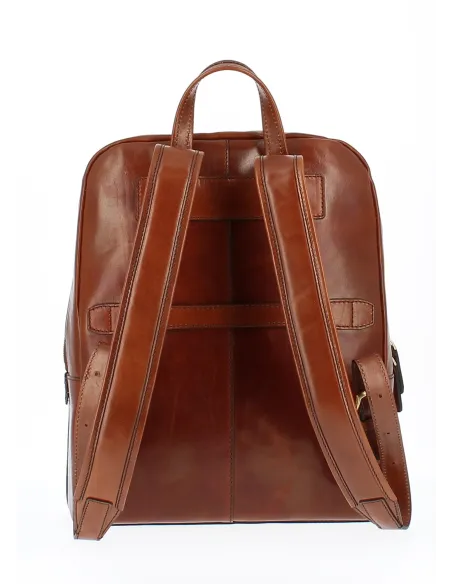 The Bridge Vespucci backpack for documents and laptop, brown