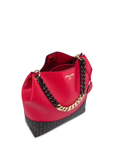 Darlene Pollini womens shoulder bag, red