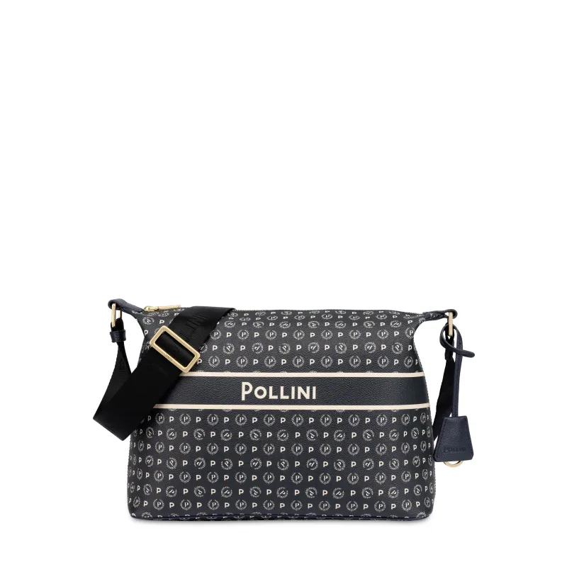 Pollini Heritage womens shoulder bag, Marina blue