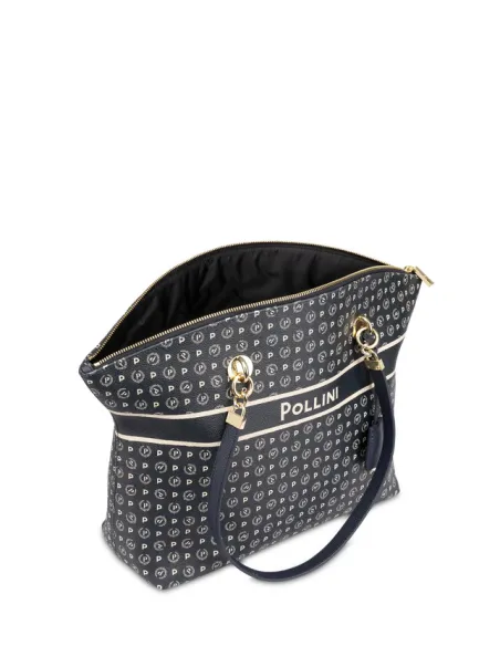 Pollini Heritage Tote Tasche, Marina blau