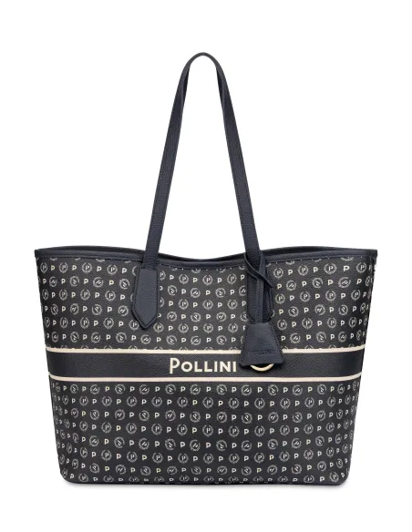 Pollini Heritage Shopping Bag, blau