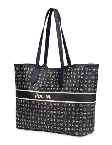 Pollini Heritage shopping bag, blue