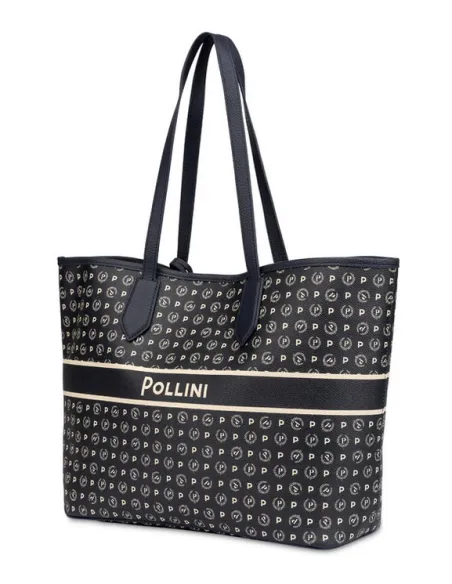 Pollini Heritage shopping bag, blue