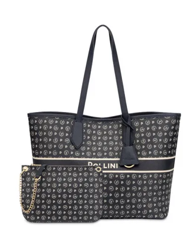 Shopping bag Pollini, blu