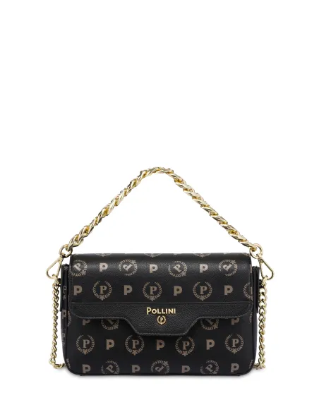 Pollini Heritage Re Edition small shoulder bag, black