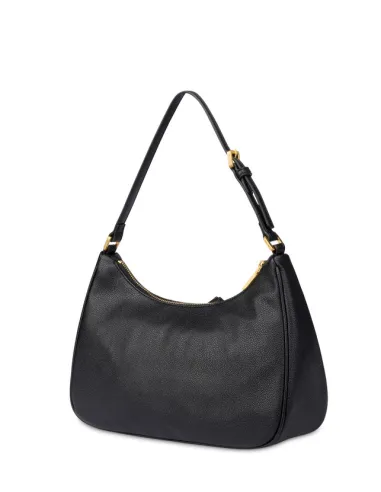 Pollini medium hobo bag, black