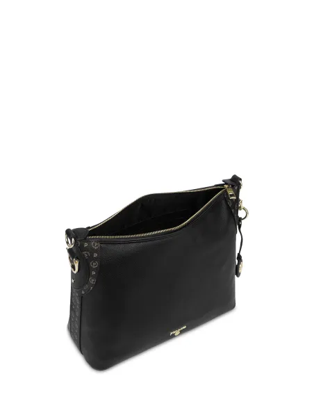 Pollini Charisma medium shoulder bag, black