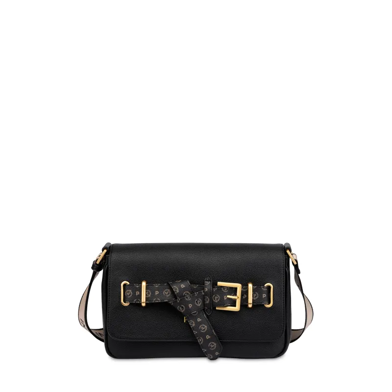 Pollini Belt kleine Umhangetasche, schwarz