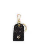 Pollini keychain with P Alloro logo, black