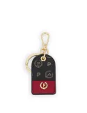 Pollini keychain with P Alloro logo, red