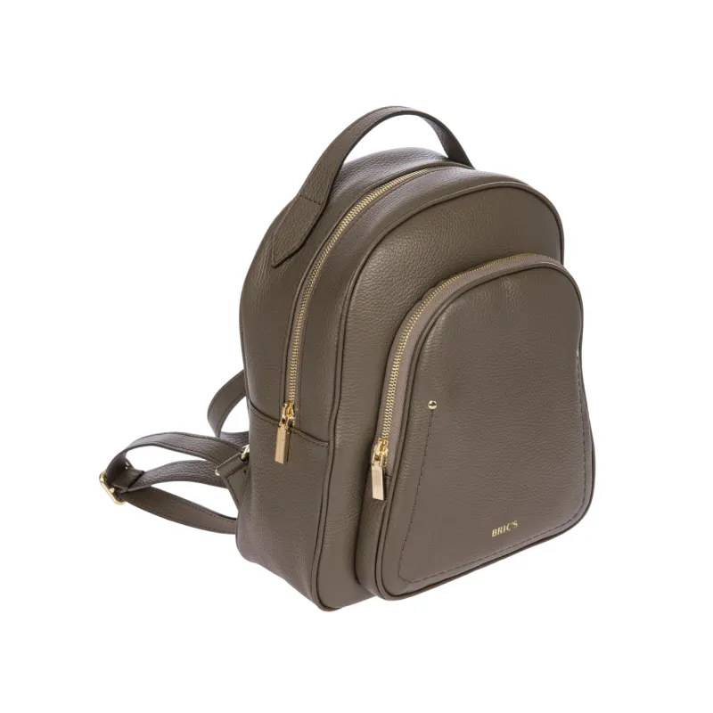 Bric's Gondola Leder-Rucksack Damen, swamp, Italienische... 2