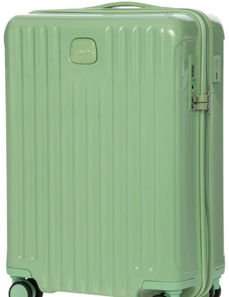 Bric's Positano carry-on trolley, sage green