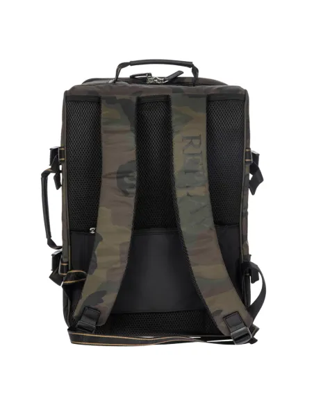 Bric's Replay Underseat Backpack in recycled fabric, green-camou