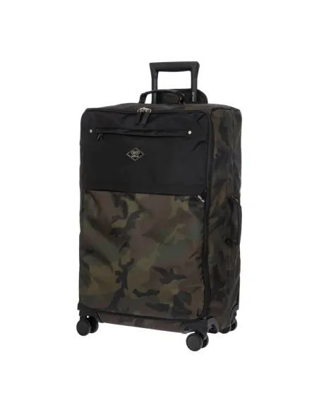 Bric's Replay Medium Trolley aus leichtem wasserabweisendem Recyclinggewebe, green-camou